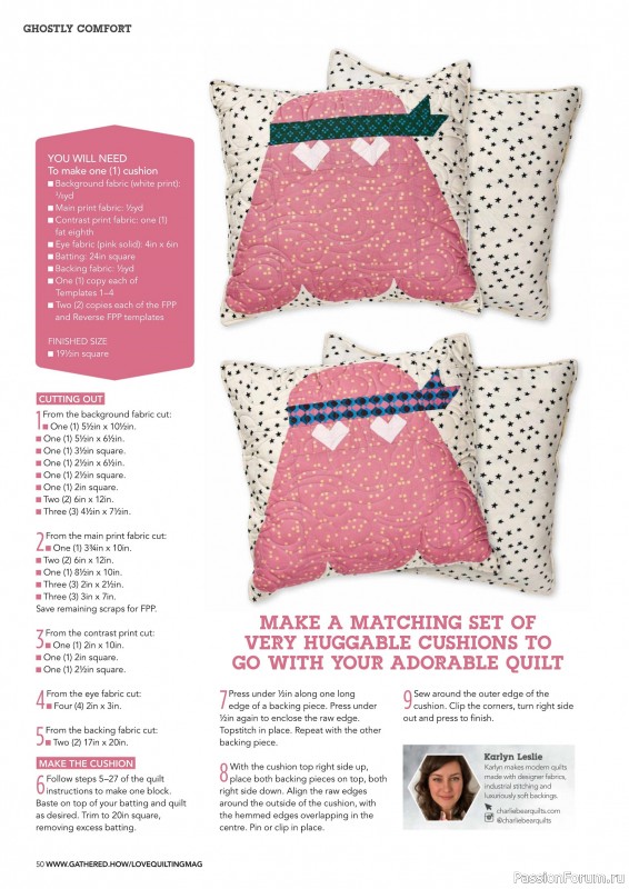 Коллекция проектов для рукодельниц в журнале «Love Patchwork & Quilting №154 2025»