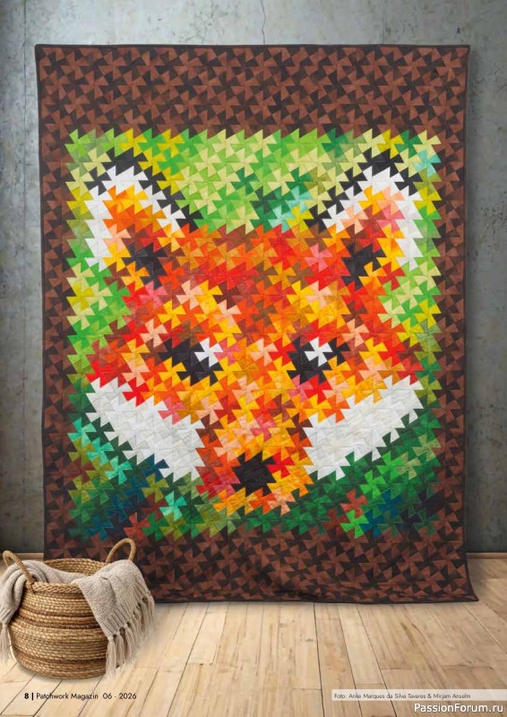 Коллекция проектов для рукодельниц в журнале &laquo;Patchwork Magazin №6 2026&raquo;