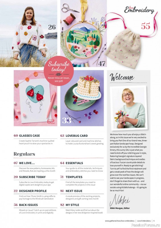 Коллекция вышивки в журнале «Love Embroidery №75 2026»