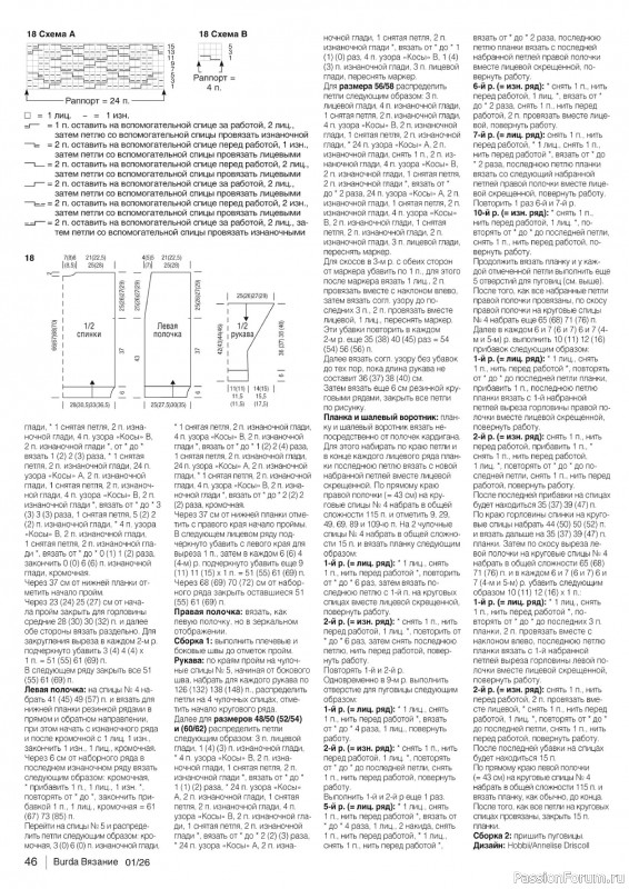 Вязаные модели в журнале &laquo;B-Вязание №1 2026&raquo;
