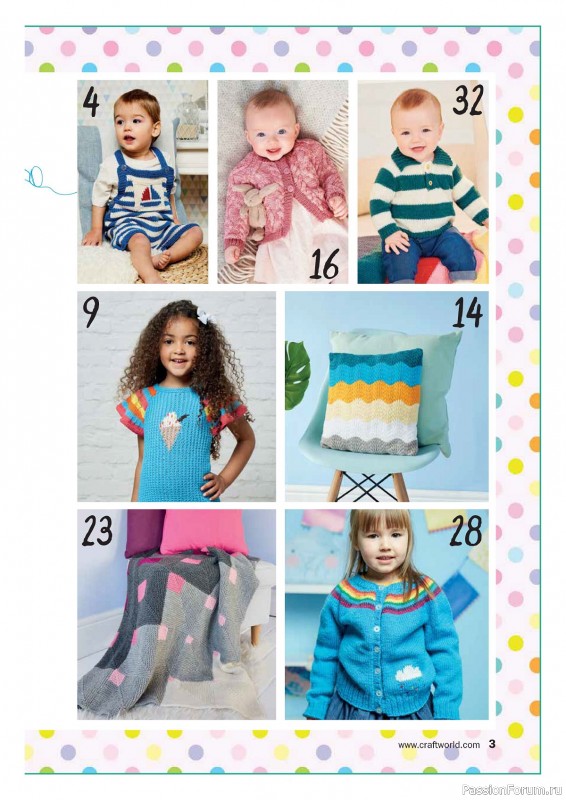 Вязаные модели в журнале «Baby Knits 2024»