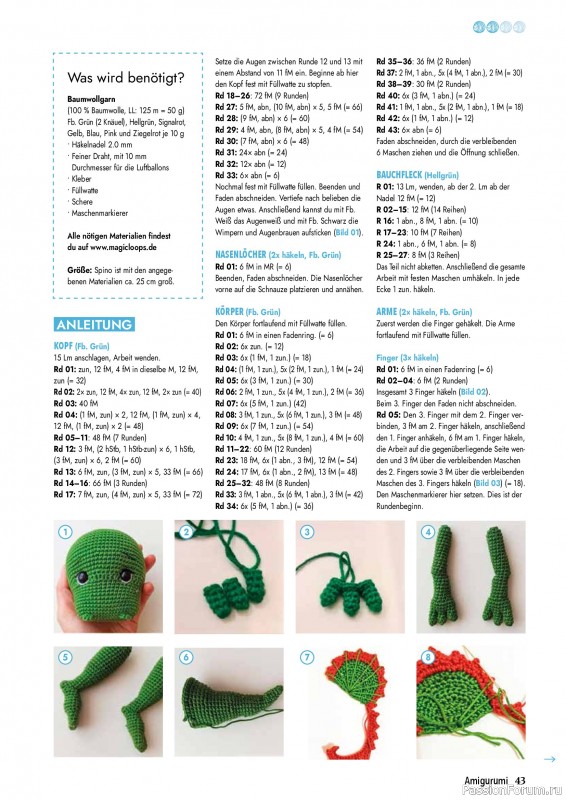 Вязаные проекты крючком в журнале «Amigurumi Magazin №28 2026»