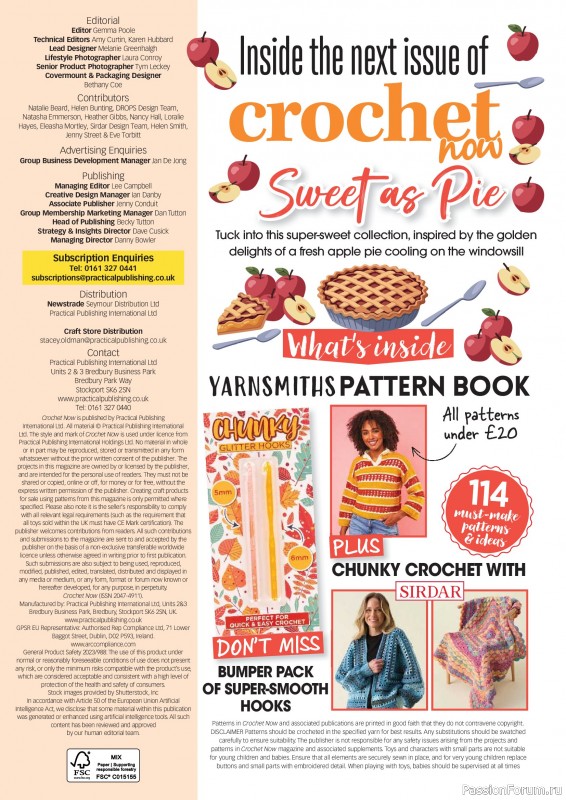 Вязаные проекты крючком в журнале «Crochet Now №136 2026»