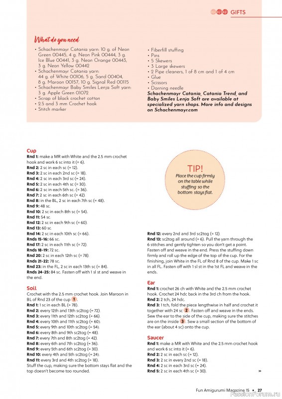 Вязаные проекты крючком в журнале «Fun Amigurumi Magazine №15 2025»