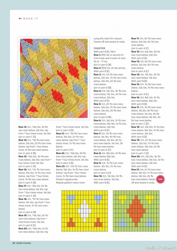 Вязаные проекты крючком в журнале &laquo;Inside Crochet №185 2025&raquo;