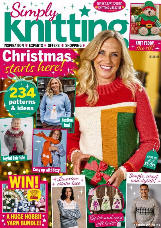 Вязаные проекты крючком в журнале «Simply Knitting №269 2025»