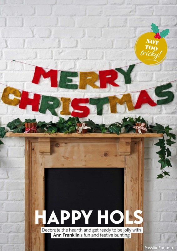 Вязаные проекты крючком в журнале «Simply Knitting - Your Knitted Christmas - 2025»