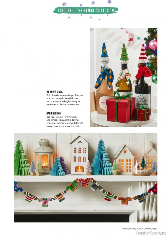 Вязаные проекты крючком в журнале «Your Crochet Christmas - 2025»