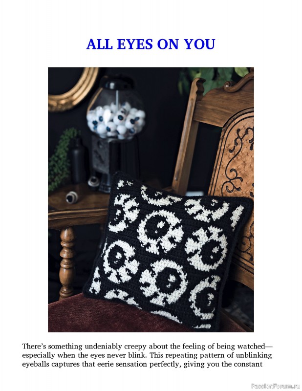 Вязаные проекты в книге «Spooky Tapestry Crochet». Продолжение