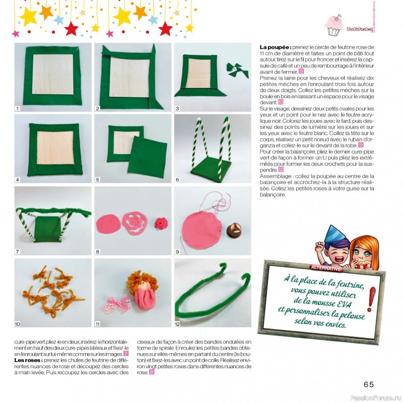 Вязаные проекты в журнале &laquo;Creer avec Creative Mamy - Fevrier-Mars 2026&raquo;