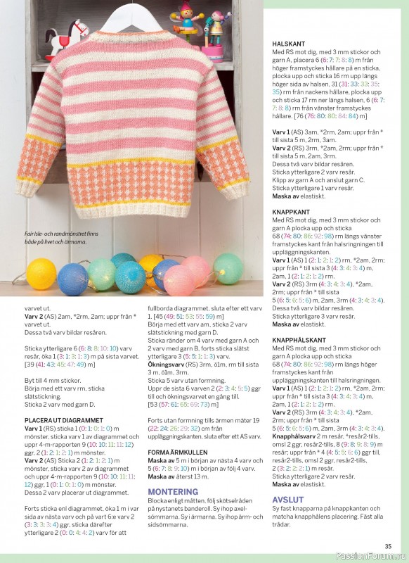 Вязаные проекты в журнале &laquo;Inspirerande handarbete - April 2026&raquo;