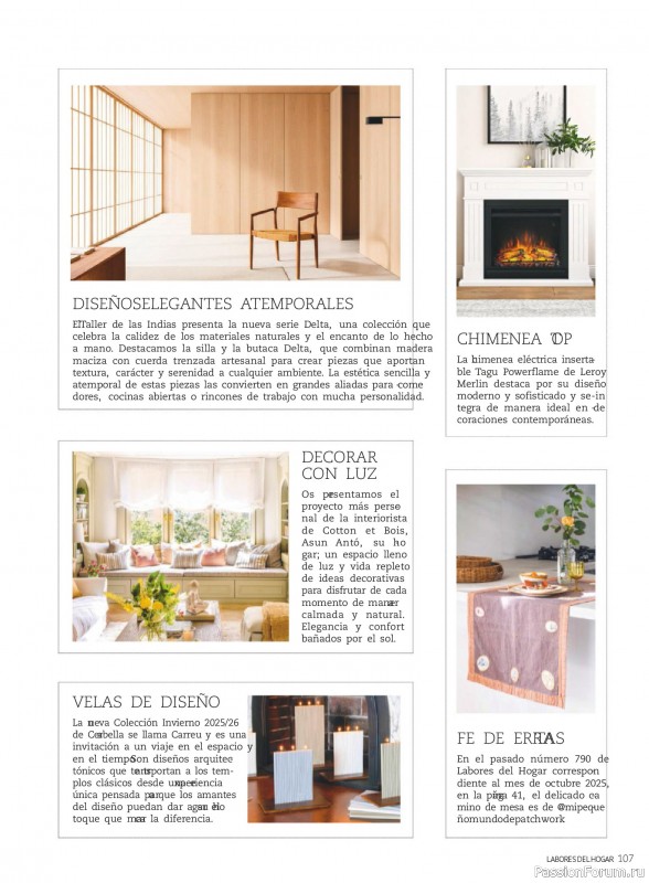 Коллекция проектов для рукодельниц в журнале &laquo;Labores del hogar №793 2025&raquo;