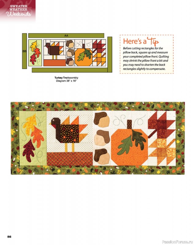 Коллекция проектов для рукодельниц в журнале «Quilter's World - Autumn 2026»