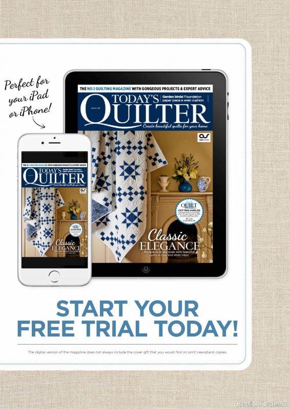 Коллекция проектов для рукодельниц в журнале &laquo;Todays Quilter №136 2026&raquo;