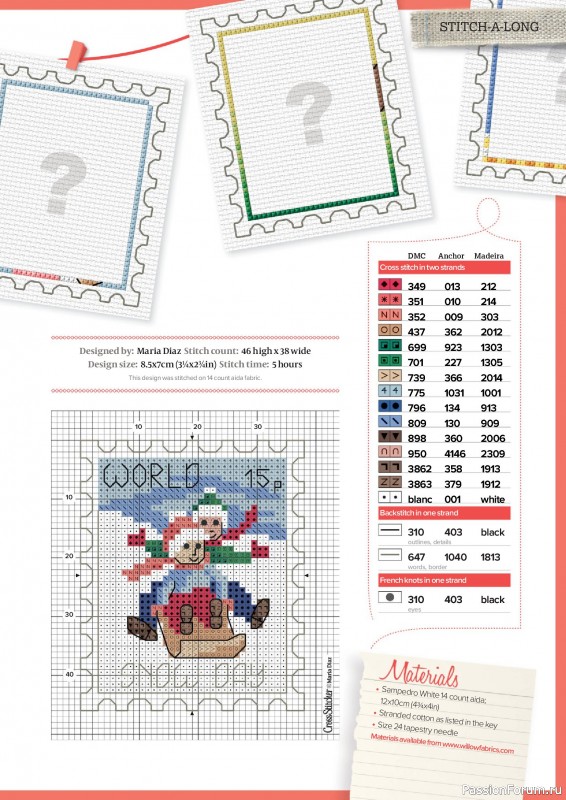 Коллекция вышивки в журнале «CrossStitcher №430 2025»