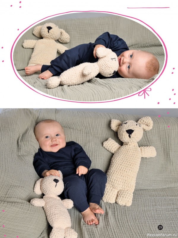 Вязаные модели для детей в журнале «Baby Maschenmode №67 2025»