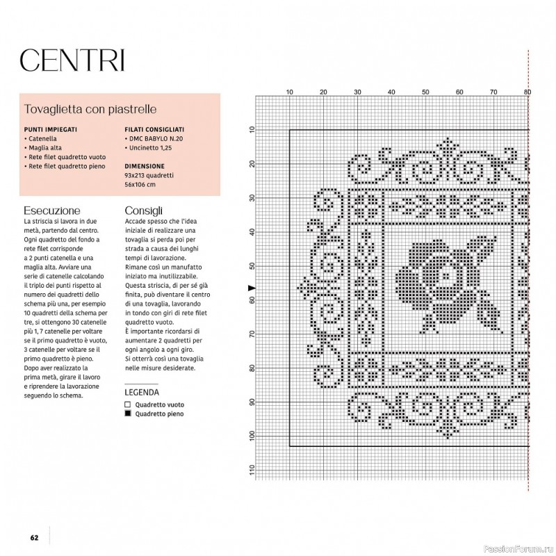 Вязаные модели крючком в журнале «Uncinetto Manuale Filet №5 2022»