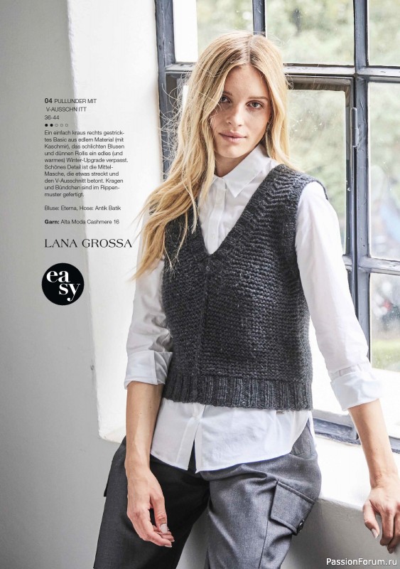 Вязаные модели в журнале «Burda Stricken №6 2023»