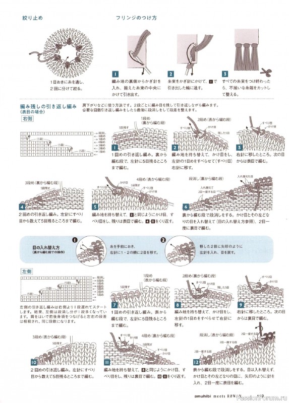 Вязаные проекты в книге &laquo;Amuhibi Meets Rowan&raquo;