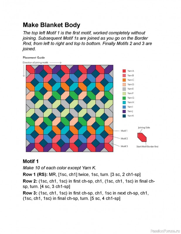 Вязаные проекты в книге «Crochet Modular Blankets»