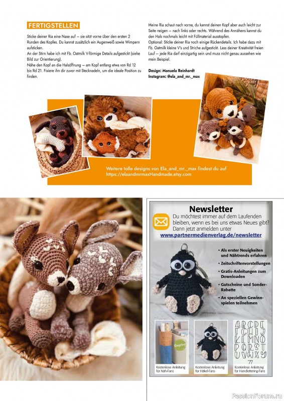 Вязаные проекты в журнале «Hakeln Best of Amigurumi №22 2025»