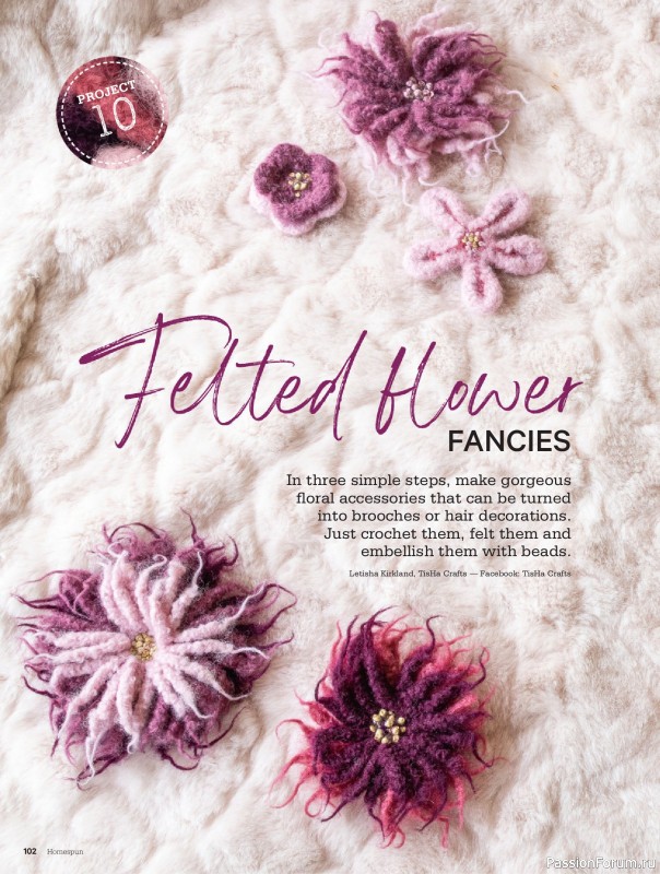 Коллекция проектов для рукодельниц в журнале «Australian Homespun №228 2025»