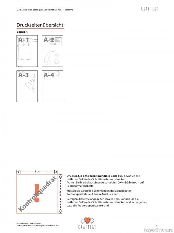 Коллекция проектов для рукодельниц в журнале «Mein Deko und Bastelspaß BS485 2025»