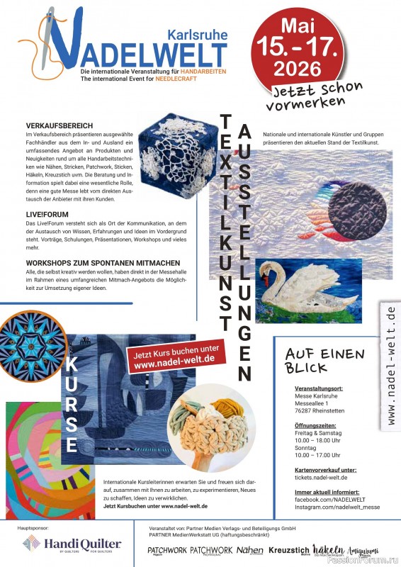 Коллекция проектов для рукодельниц в журнале &laquo;Patchwork Spezial №52 2025&raquo;