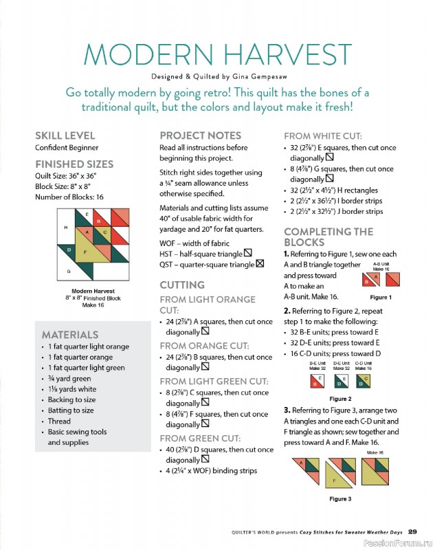 Коллекция проектов для рукодельниц в журнале &laquo;Quilter's World Specials - Late Autumn 2026&raquo;