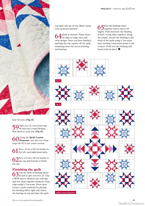Коллекция проектов для рукодельниц в журнале «Todays Quilter №125 2025»