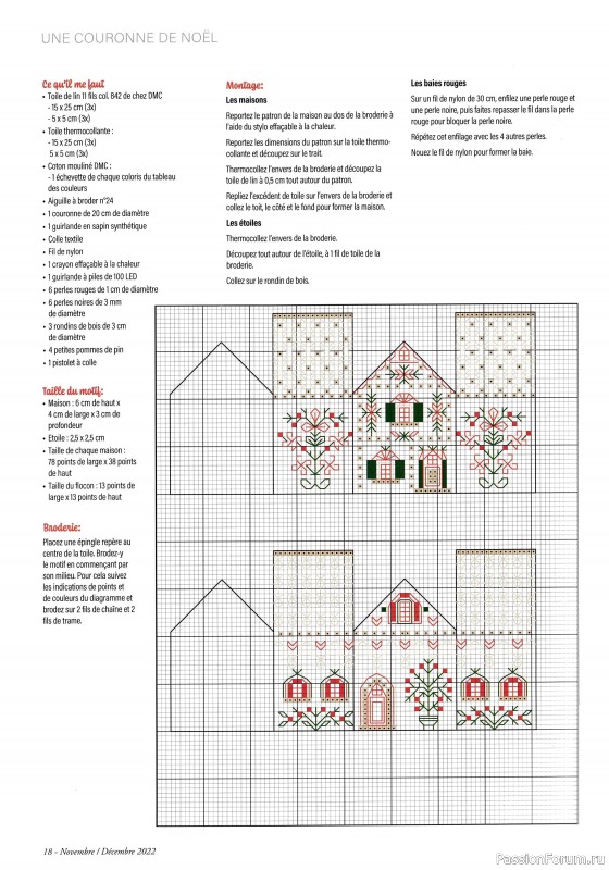 Коллекция вышивки в журнале «Creation Point de Croix №97 2022»
