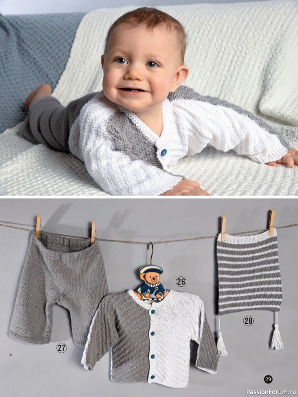 Вязаные модели для детей в журнале «Baby Maschenmode №69 2026»