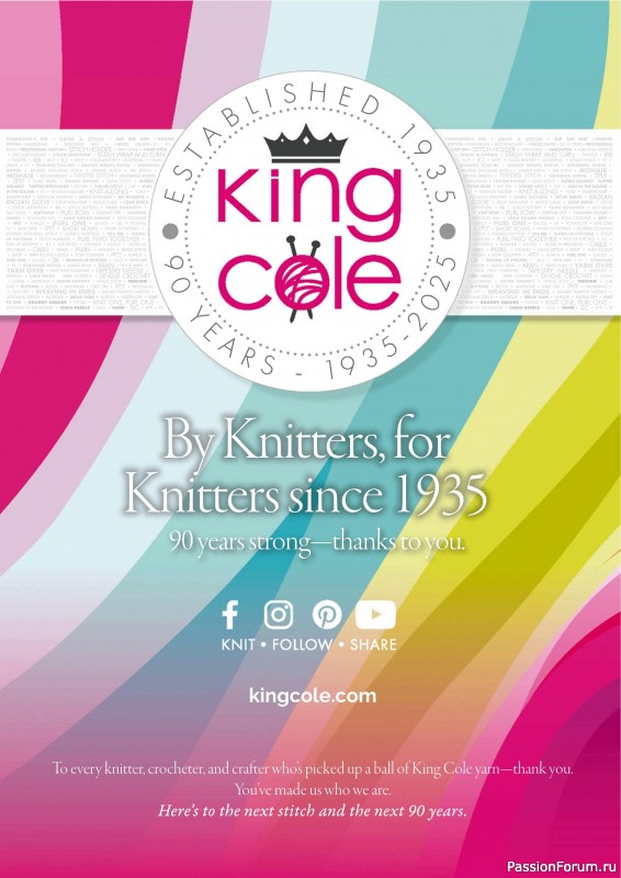 Вязаные проекты крючком в журнале «Simply Knitting №267 2025»
