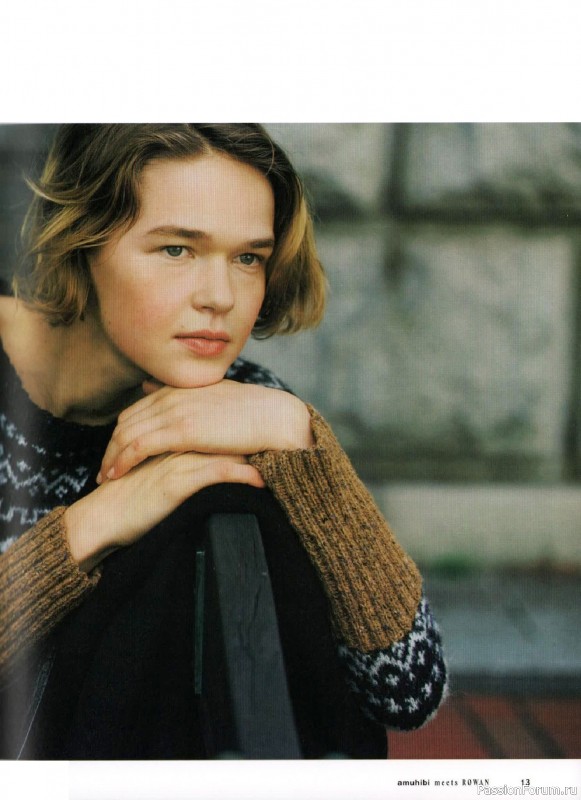 Вязаные проекты в книге &laquo;Amuhibi Meets Rowan&raquo;