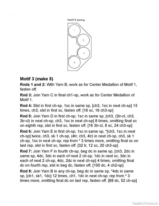 Вязаные проекты в книге «Crochet Modular Blankets»