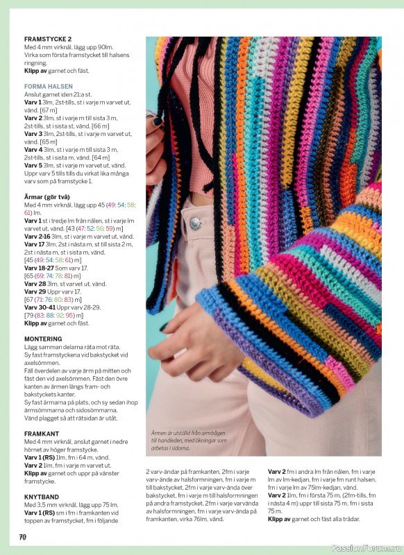 Вязаные проекты в журнале &laquo;Inspirerande handarbete - April 2026&raquo;
