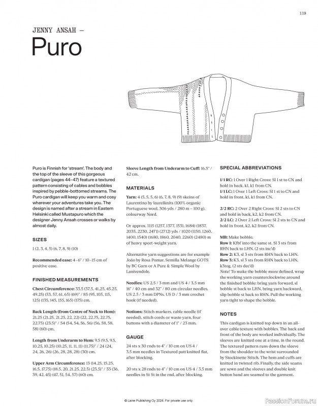 Вязаные проекты в журнале &laquo;Laine Nordic Knits 2024&raquo;. Продолжение