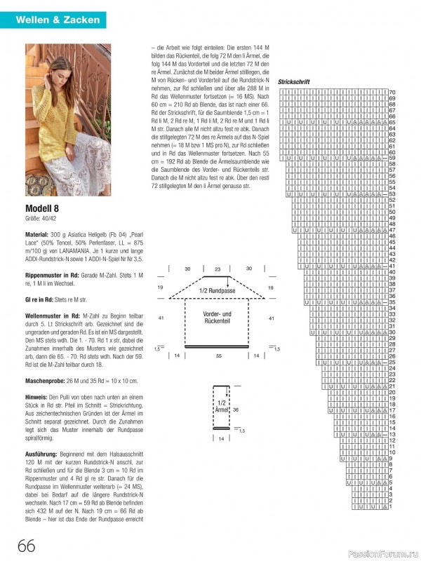 Вязаные проекты в журнале «Meine Strickmode MS105 2023»