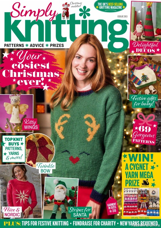 Вязаные проекты в журнале «Simply Knitting №283 2026»