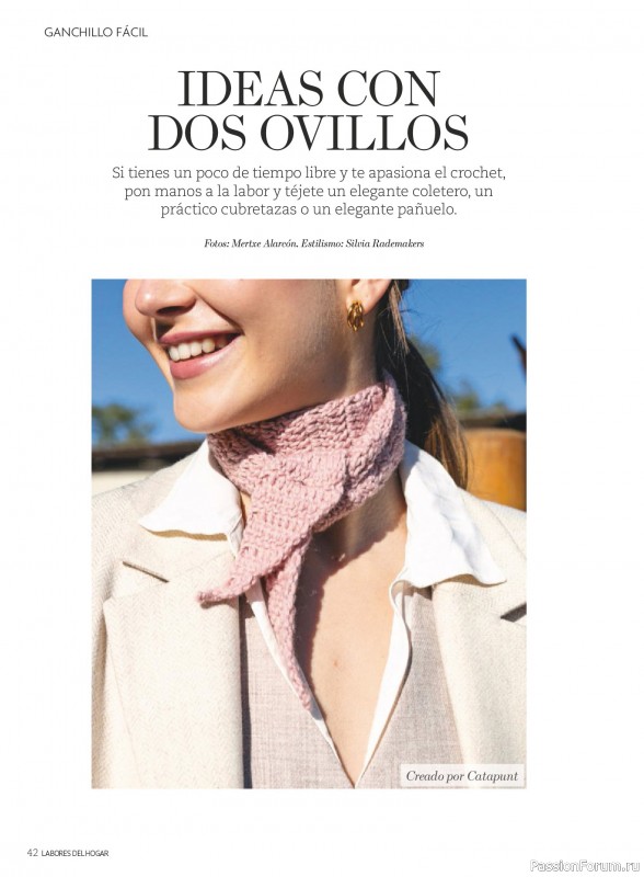 Коллекция проектов для рукодельниц в журнале «Labores del hogar №795 2026»