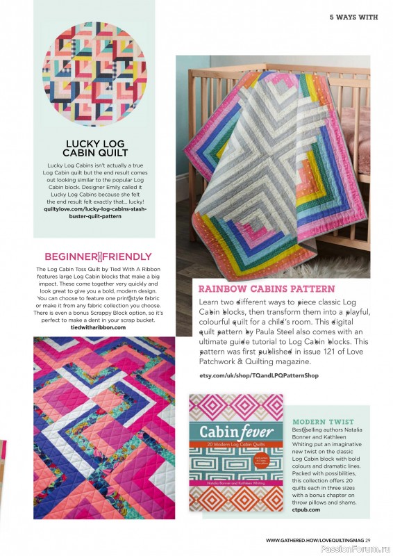 Коллекция проектов для рукодельниц в журнале «Love Patchwork & Quilting №154 2025»