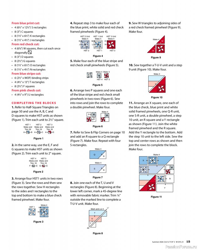 Коллекция проектов для рукодельниц в журнале &laquo;Quilter's World - Summer 2026&raquo;