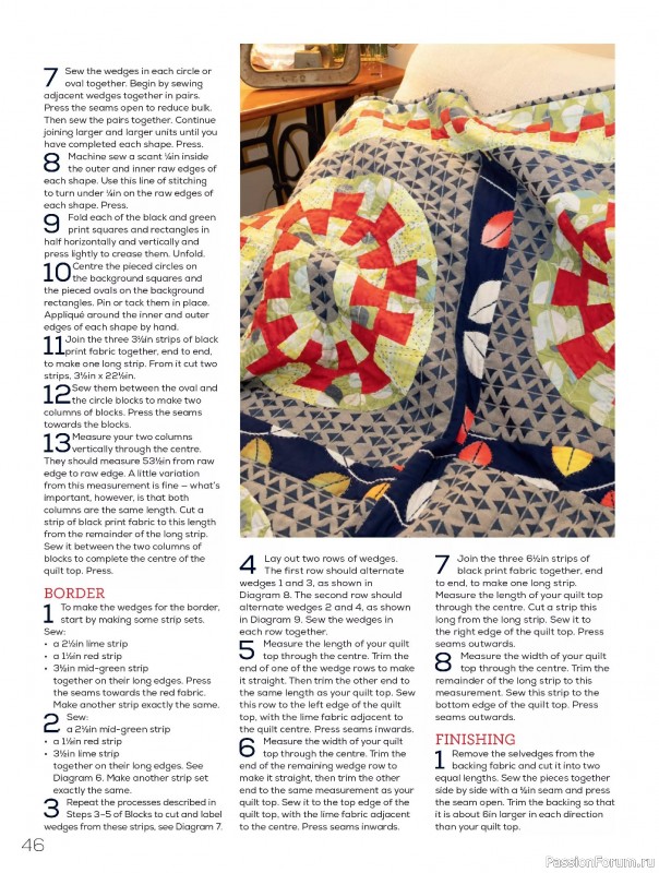 Коллекция проектов для рукодельниц в журнале «Quilters Companion №136 2025»