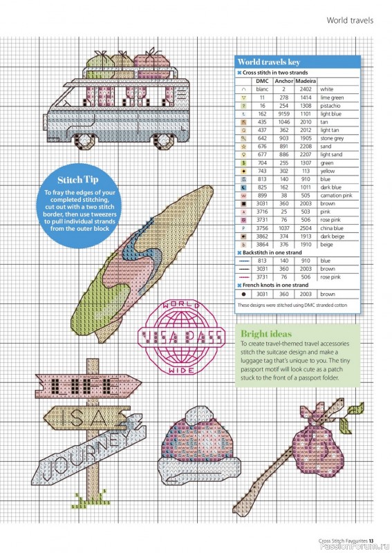 Коллекция вышивки в журнале «Cross Stitch Favourites - Summer 2023»