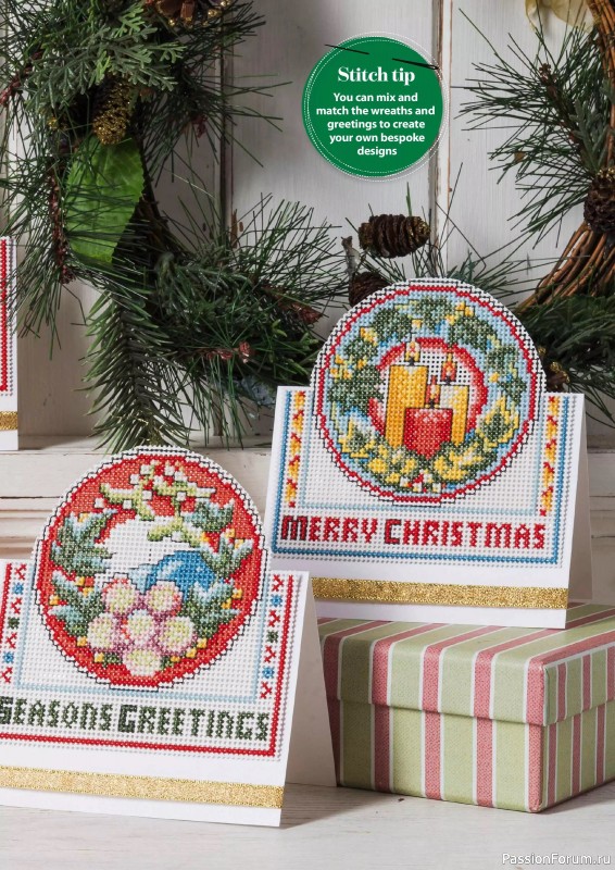 Коллекция вышивки в журнале «Cross Stitch Gold - Christmas 2024»