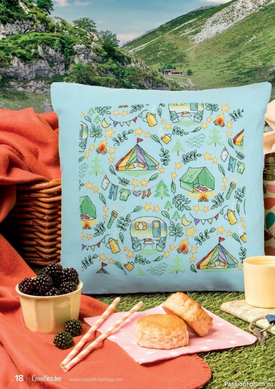 Коллекция вышивки в журнале «CrossStitcher №384 2022»
