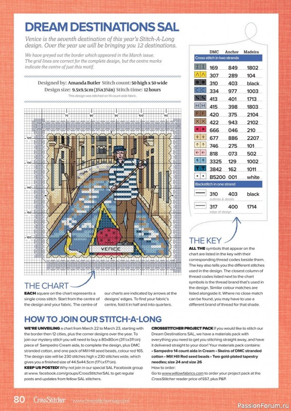 Коллекция вышивки в журнале «CrossStitcher №387 2022»