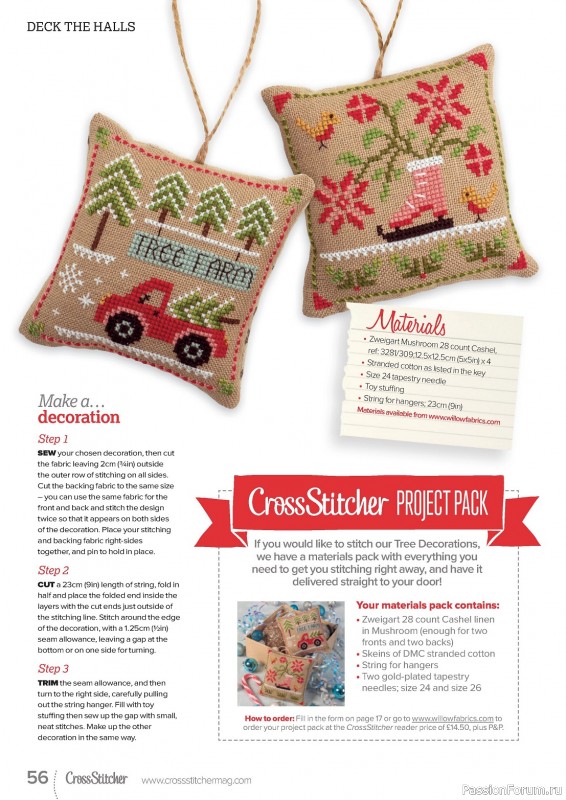 Коллекция вышивки в журнале «CrossStitcher №399 2023»