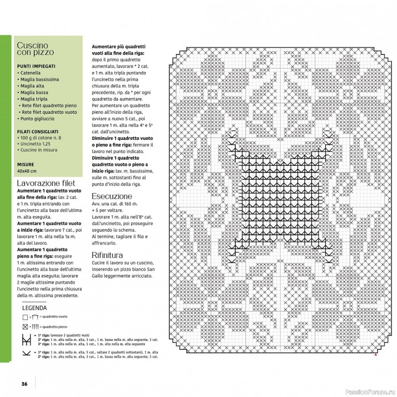 Вязаные модели крючком в журнале «Uncinetto Manuale Filet №5 2022»