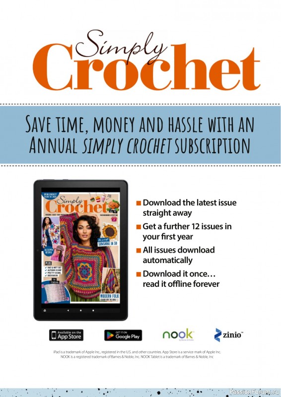 Вязаные проекты крючком в журнале «Simply Crochet №179 2026»
